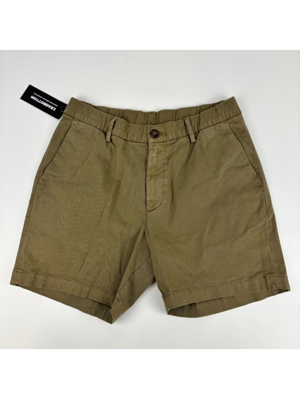 NWT Bearbottom Clothing Mens Size M Shorts Desert Stretch 5.5" Chino Brown